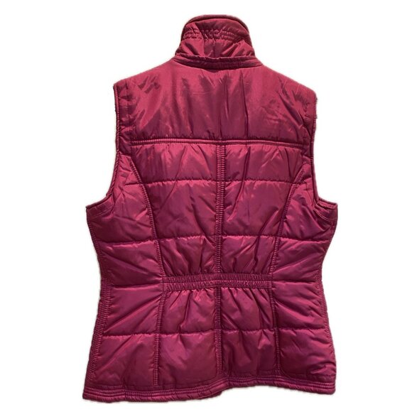 New York & Company Bright Pink Puffer Vest - Size Small - Picture 2 of 8